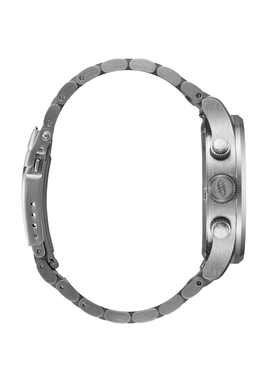 Grateful Dead Sentry Chrono - Silver / Black - Image 2