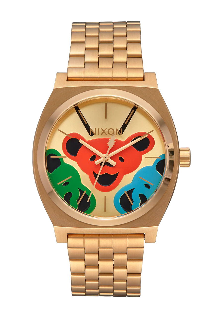 Grateful Dead Time Teller - All Gold / Bear Faces