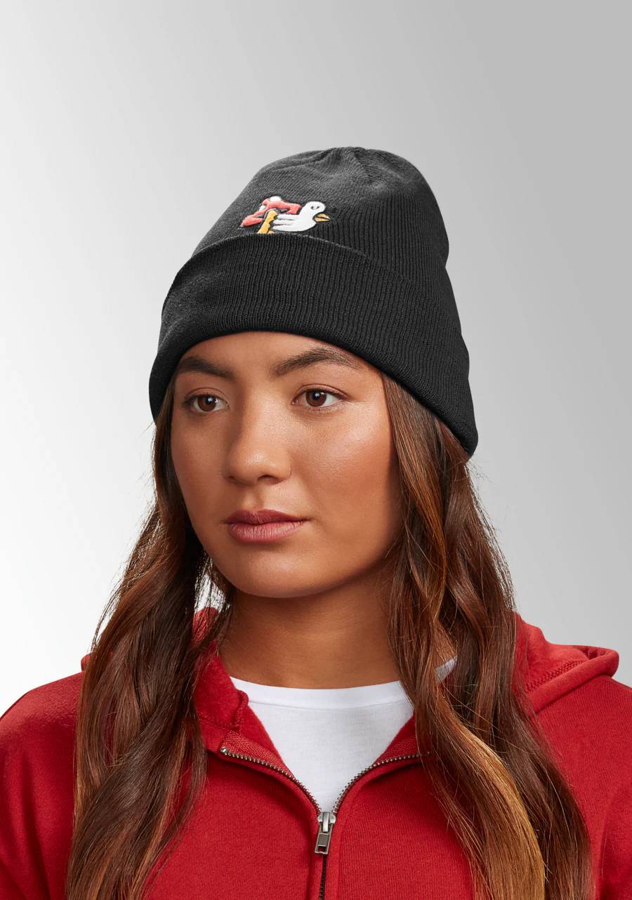 Hannah Eddy Beanie - Black - Image 5