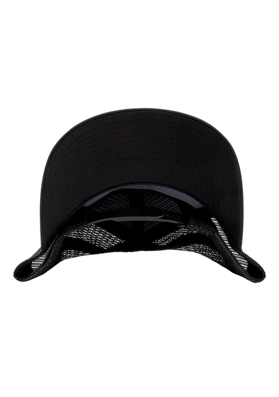Iconed Trucker Hat - Black / Black - Image 4