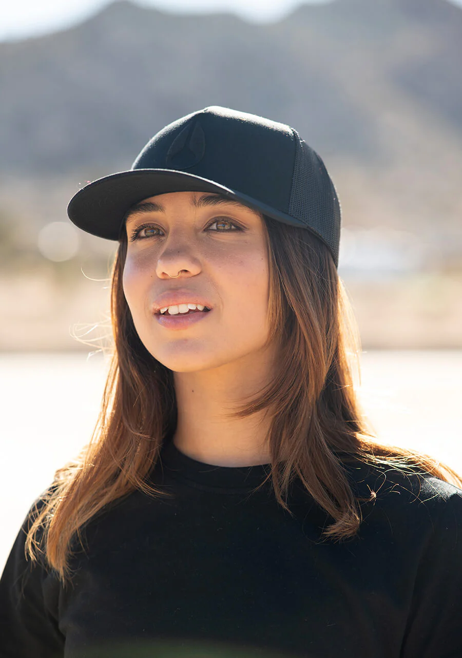 Iconed Trucker Hat - Black / Black - Image 8