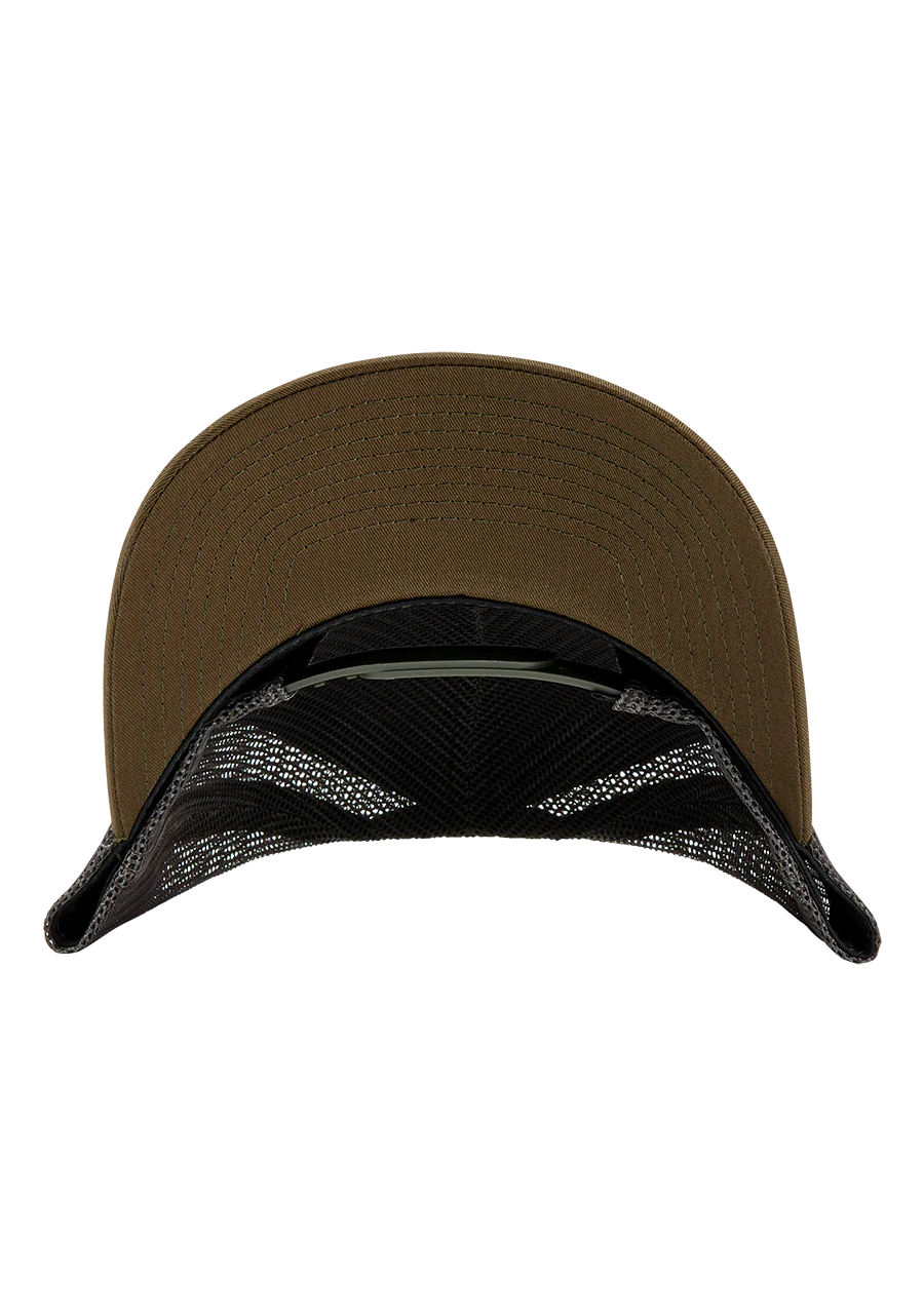 Iconed Trucker Hat - Dark Olive - Image 4
