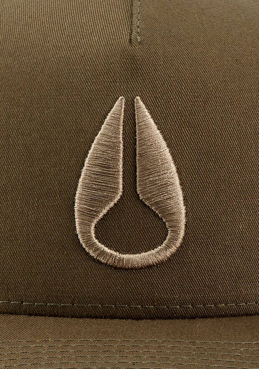 Iconed Trucker Hat - Dark Olive - Image 5