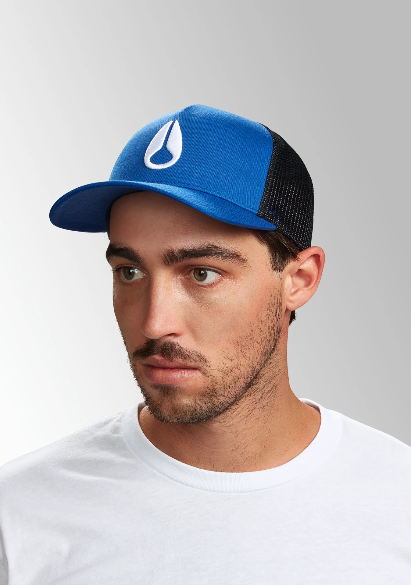 Iconed Trucker Hat - Royal / Black - Image 5