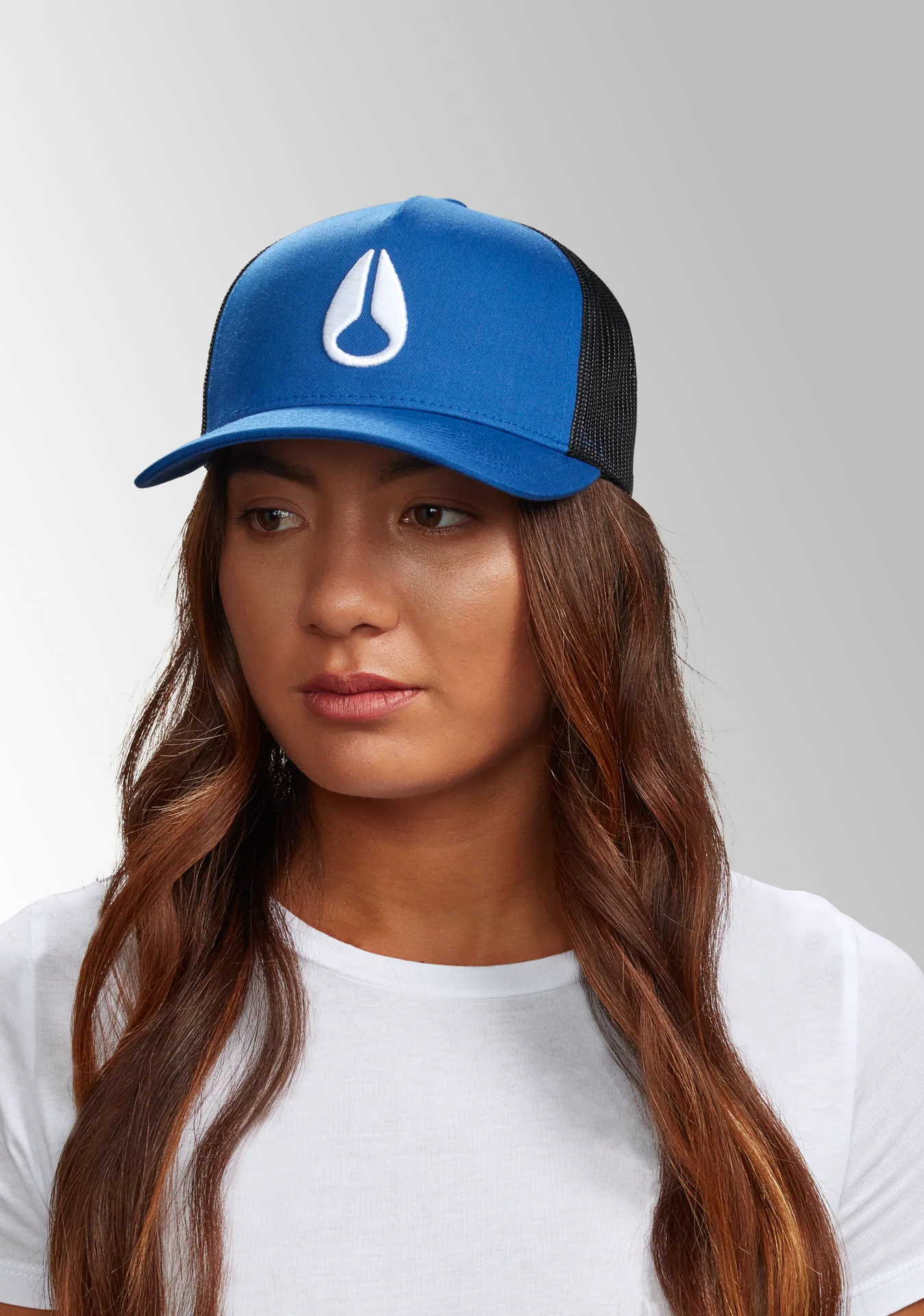 Iconed Trucker Hat - Royal / Black - Image 7