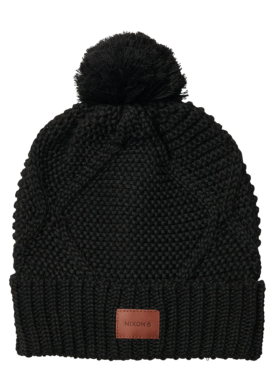 Julian Pom Beanie - Black