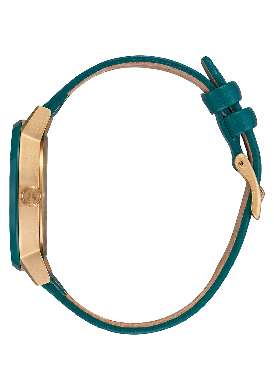 Kensington Leather - Gold / White / Teal - Image 2