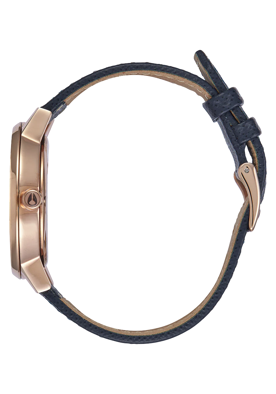 Kensington Leather - Navy / Rose Gold - Image 2