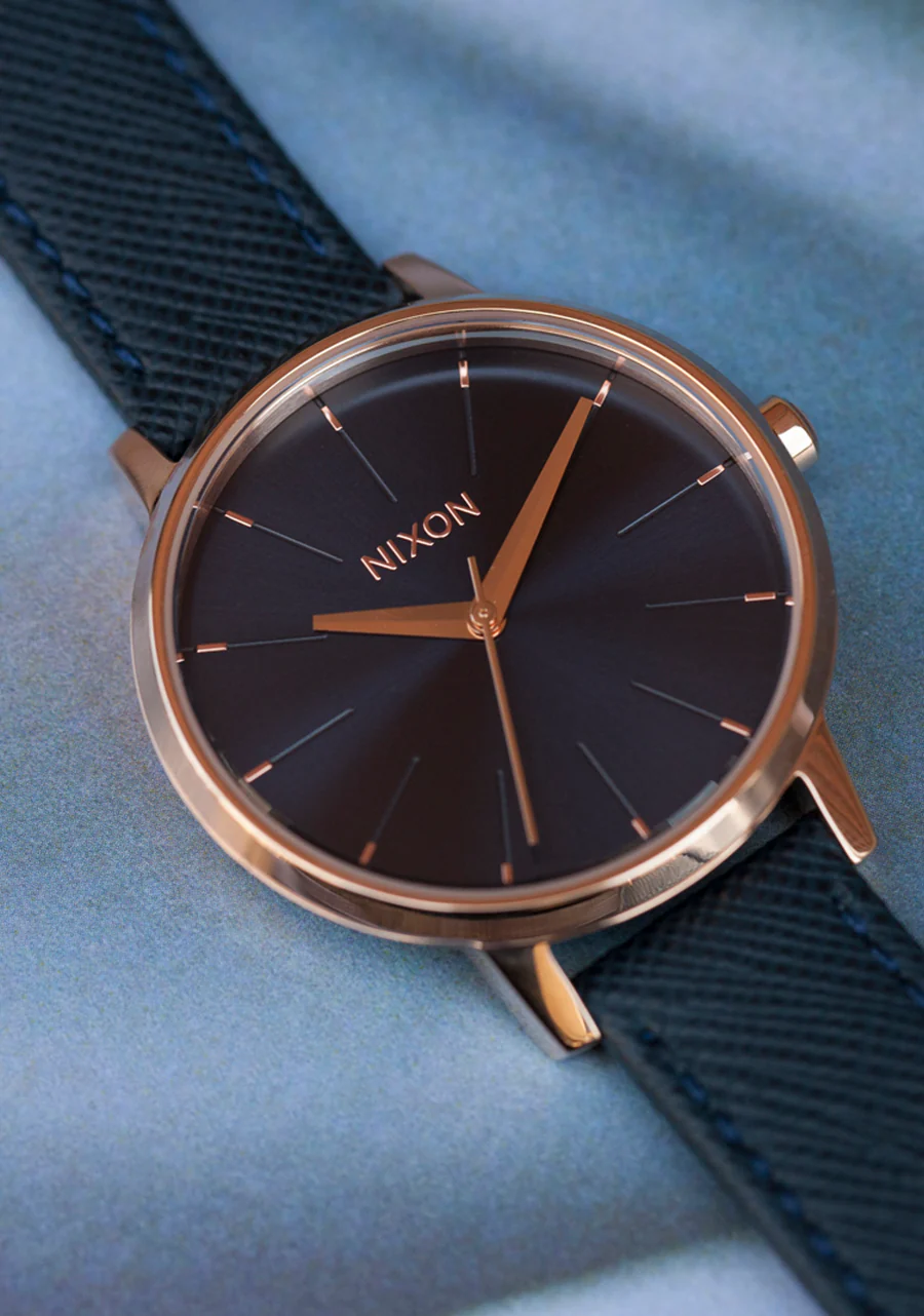 Kensington Leather - Navy / Rose Gold - Image 7