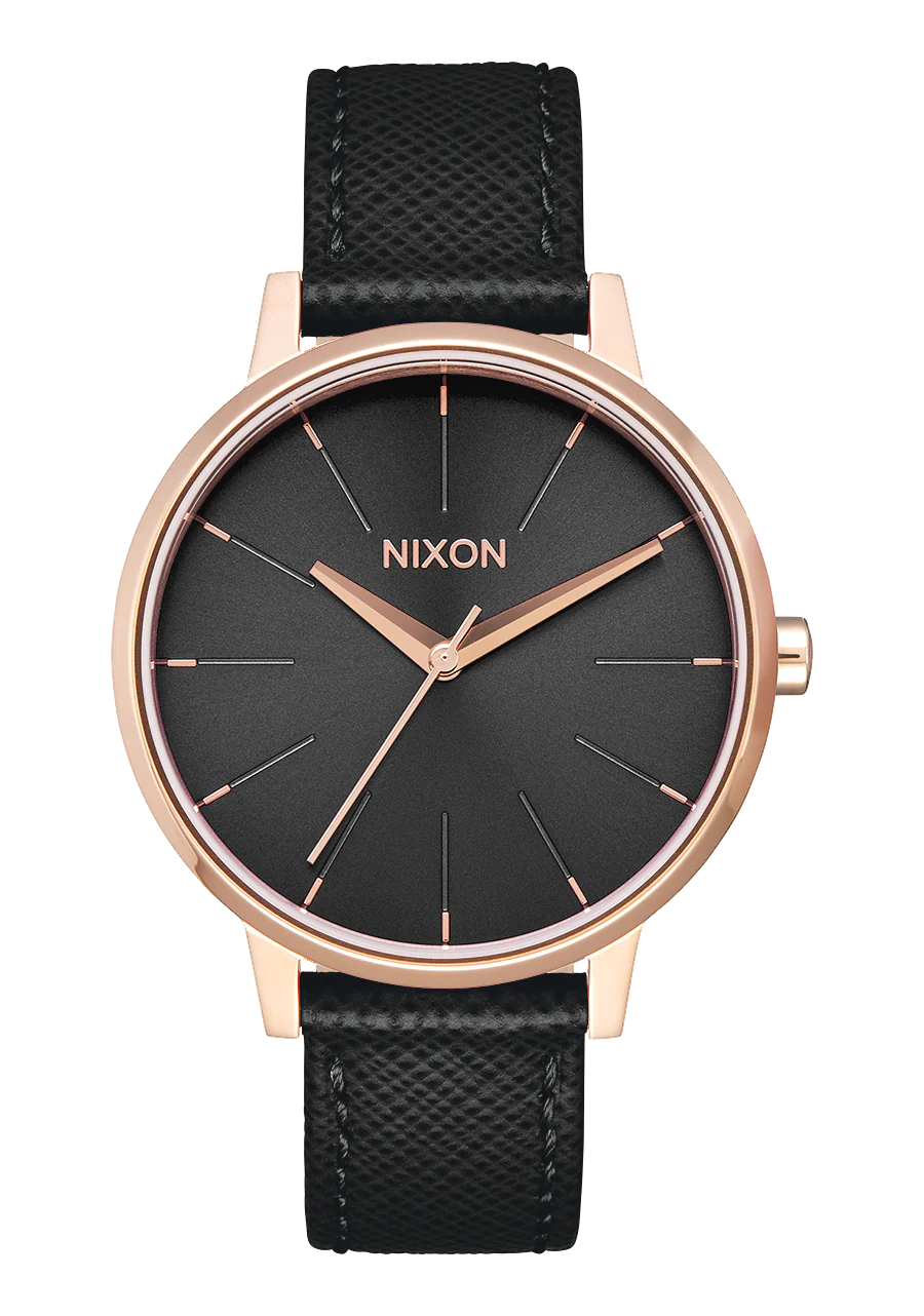 Kensington Leather - Rose Gold / Black