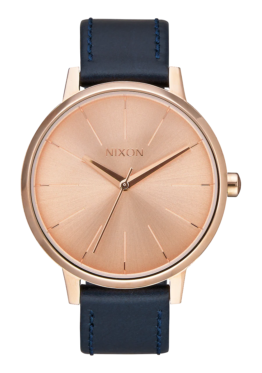 Kensington Leather - Rose Gold / Navy