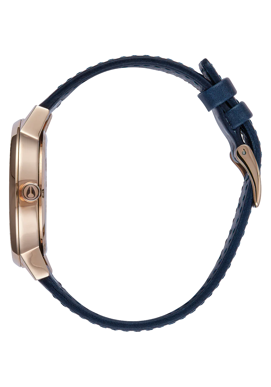 Kensington Leather - Rose Gold / Navy - Image 2