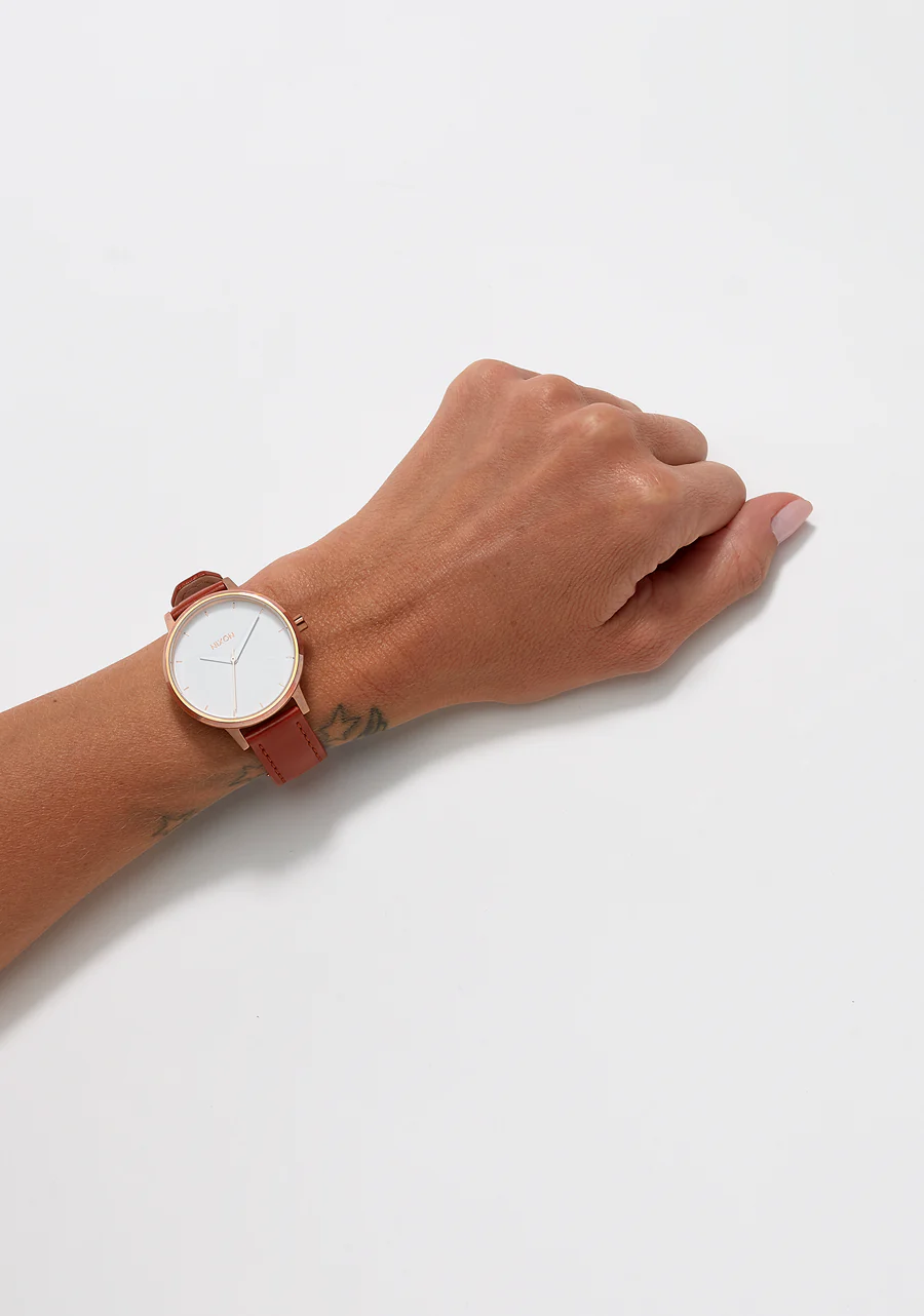Kensington Leather - Rose Gold / White - Image 5