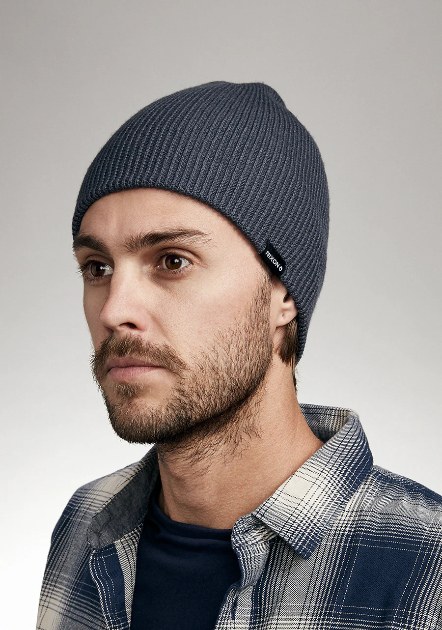 Kingman Wool Beanie - Navy - Image 3