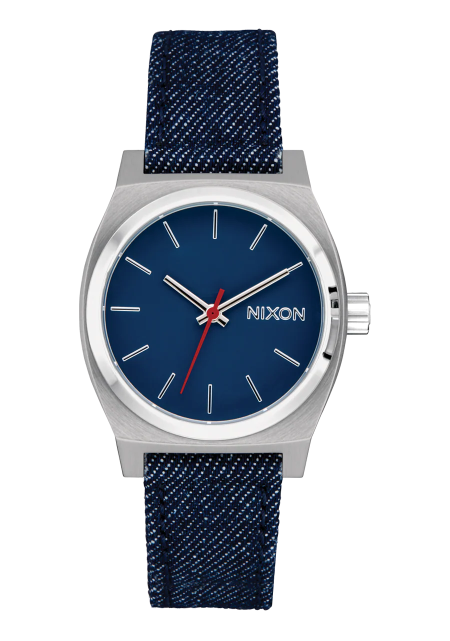 Medium Time Teller Denim - Silver / Indigo / Denim