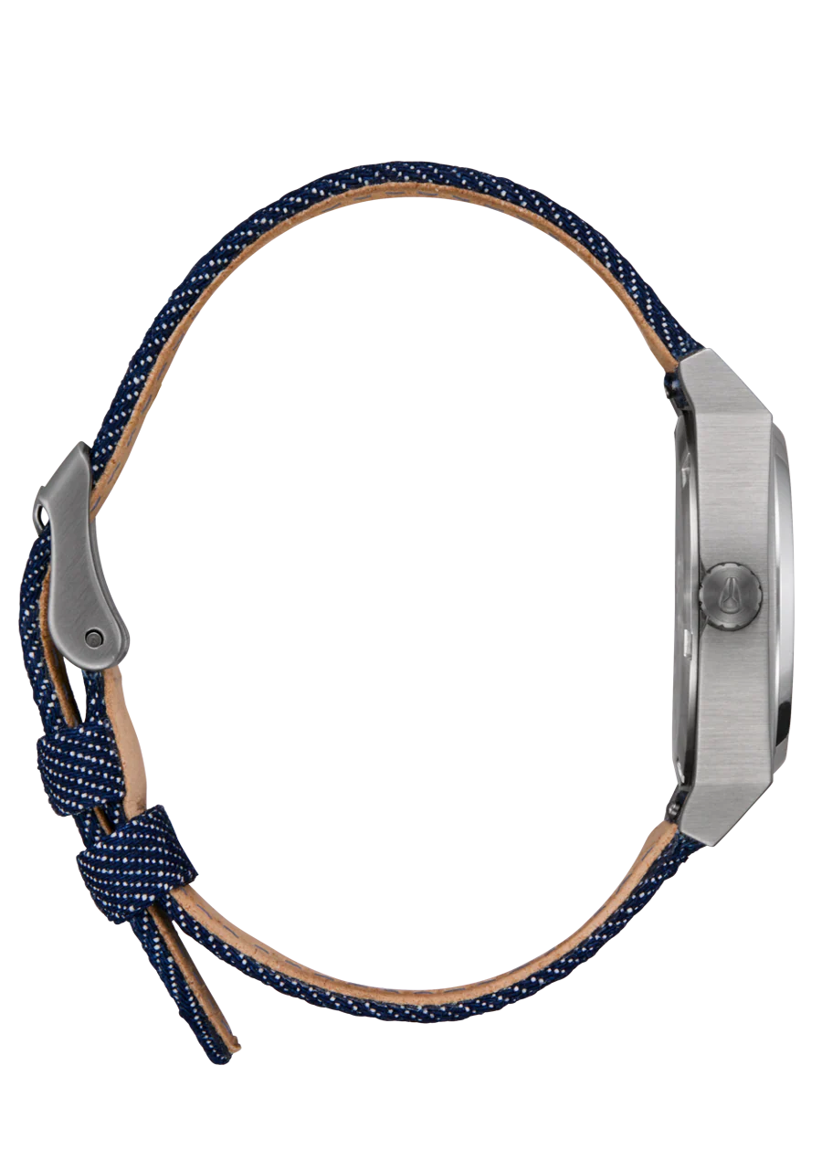 Medium Time Teller Denim - Silver / Indigo / Denim - Image 3