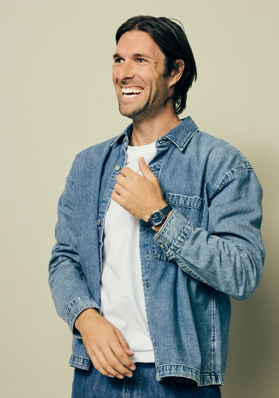 Medium Time Teller Denim - Silver / Indigo / Denim - Image 6