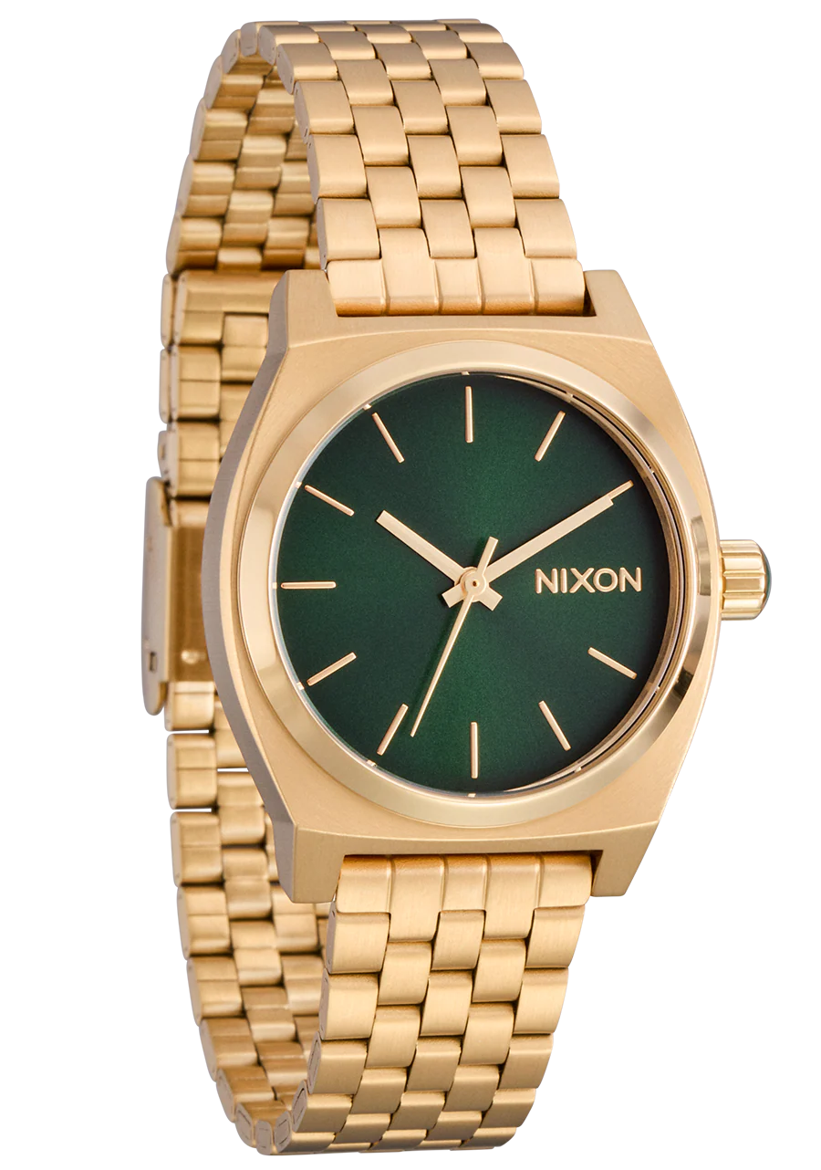 Medium Time Teller - Gold / Green Sunray - Image 2