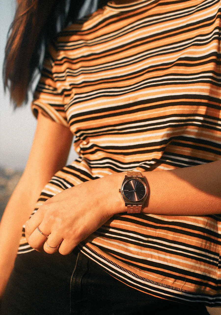 Medium Time Teller - Light Gold / Turquoise - Image 6