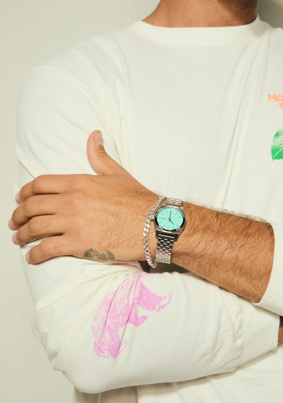 Medium Time Teller - Silver / Turquoise - Image 8