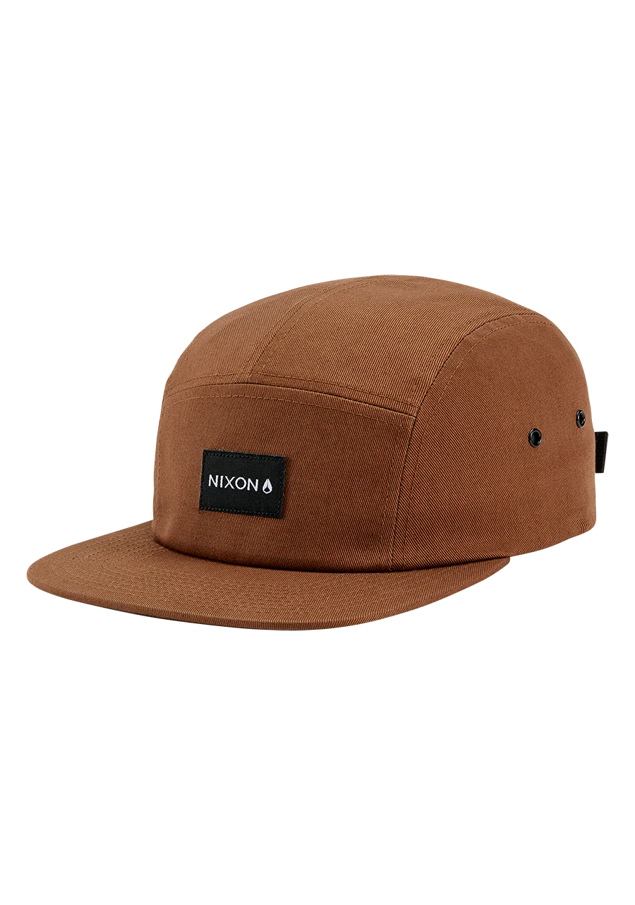 Mikey 5 Panel Hat - Brown