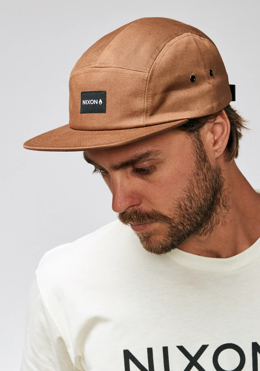 Mikey 5 Panel Hat - Brown - Image 6