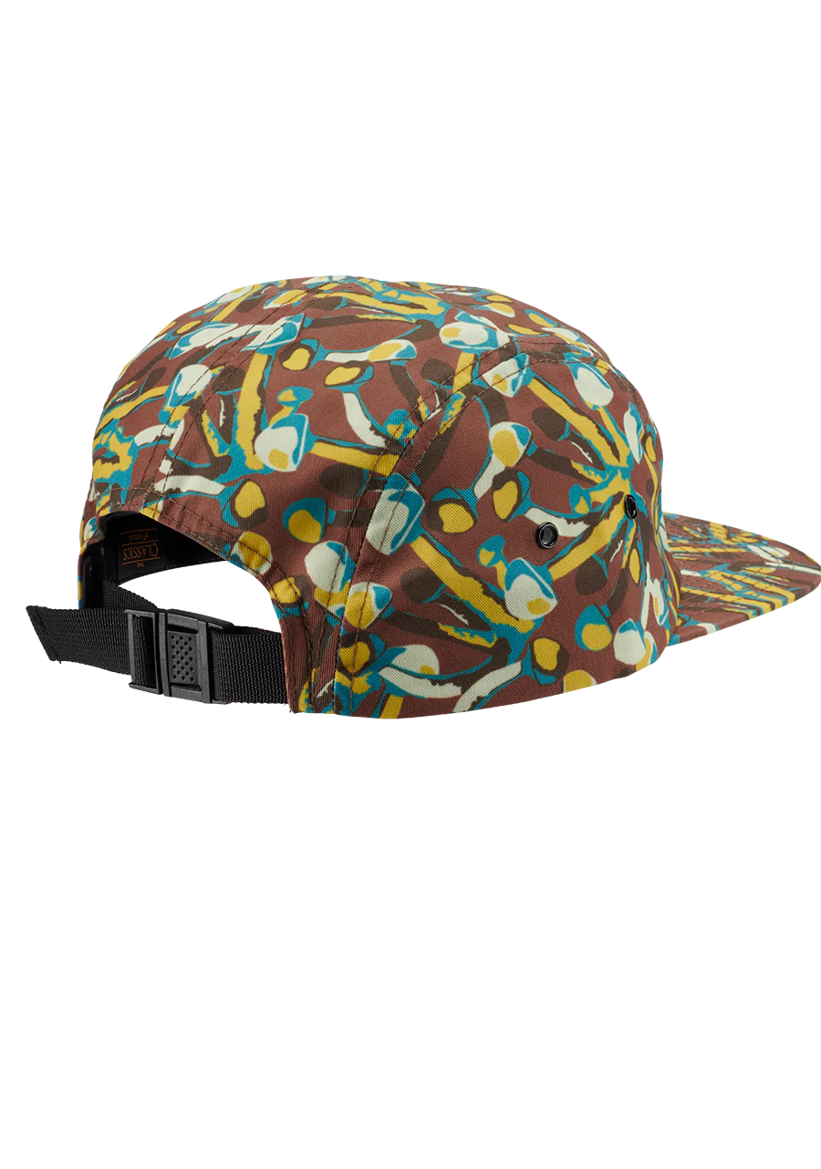 Mikey 5 Panel Hat - Brown / Multi - Image 2