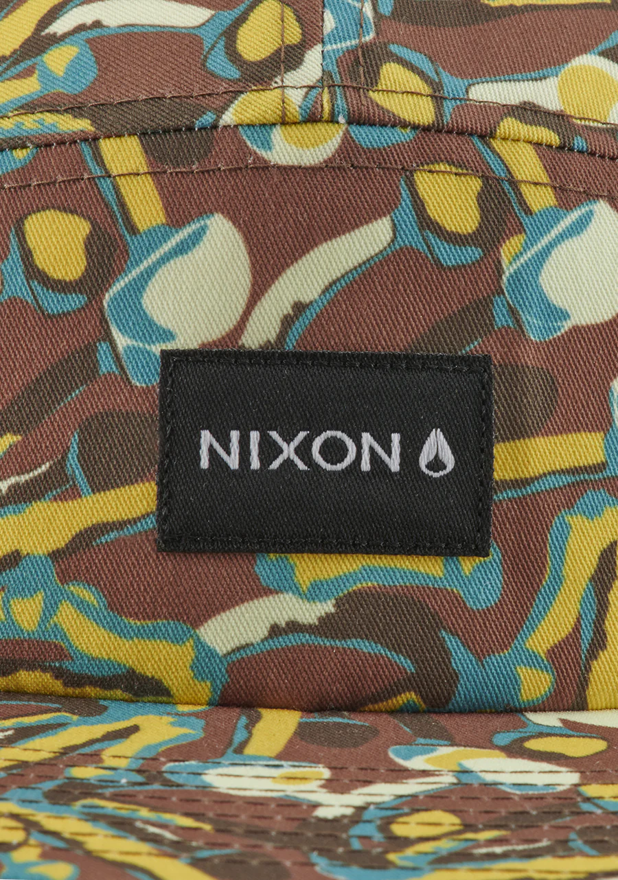 Mikey 5 Panel Hat - Brown / Multi - Image 4