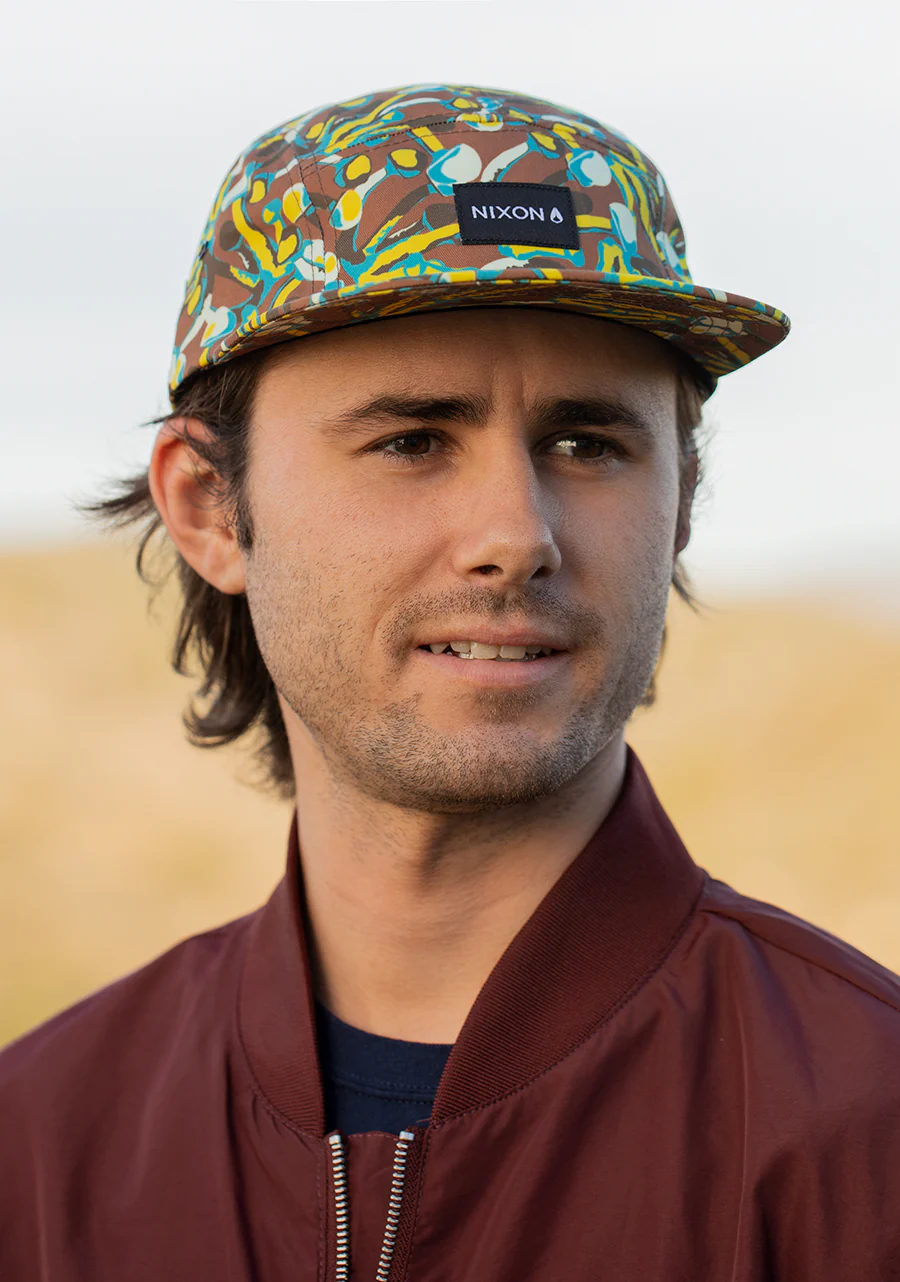 Mikey 5 Panel Hat - Brown / Multi - Image 8