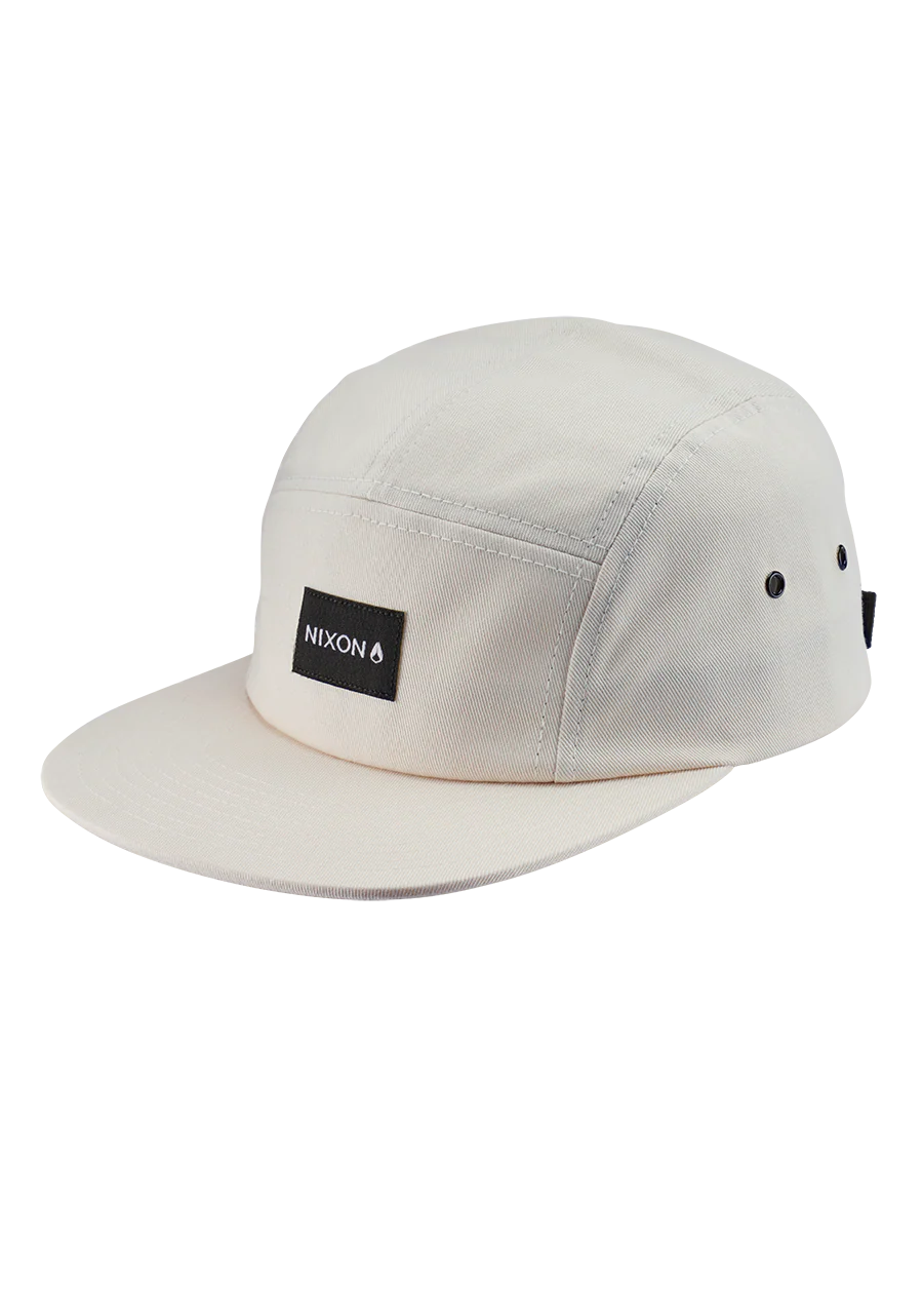 Mikey 5 Panel Hat - Off White