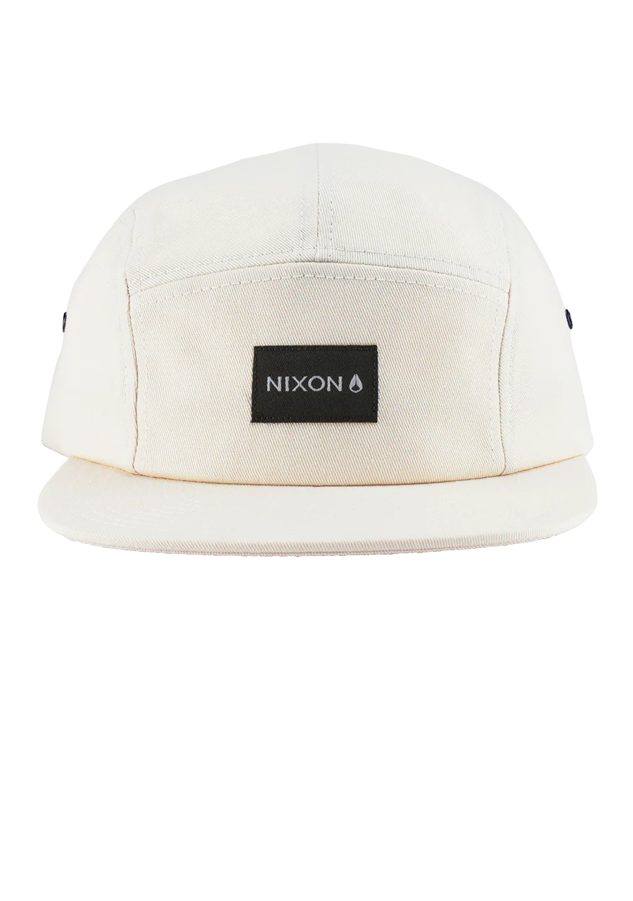 Mikey 5 Panel Hat - Off White - Image 3