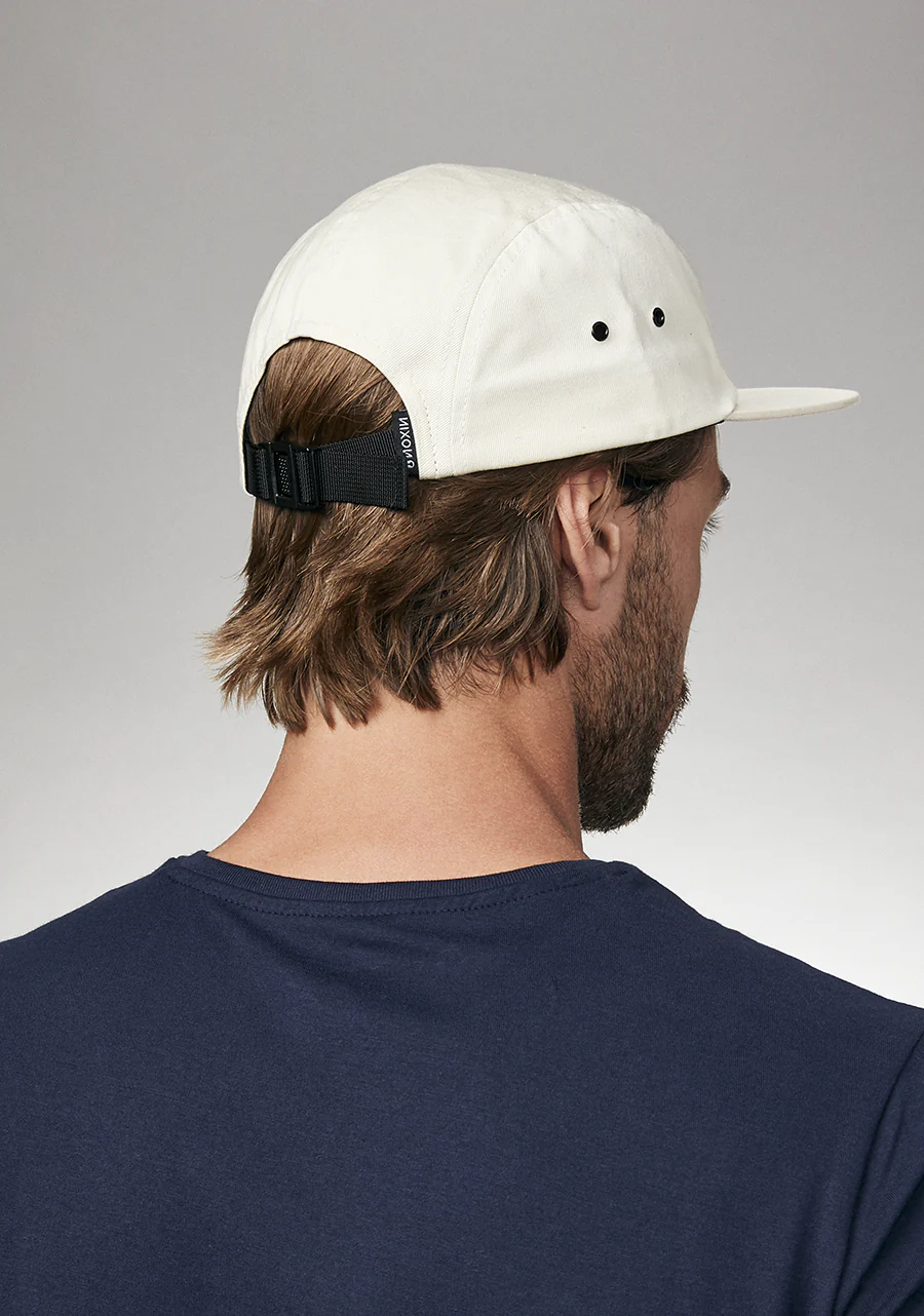 Mikey 5 Panel Hat - Off White - Image 6