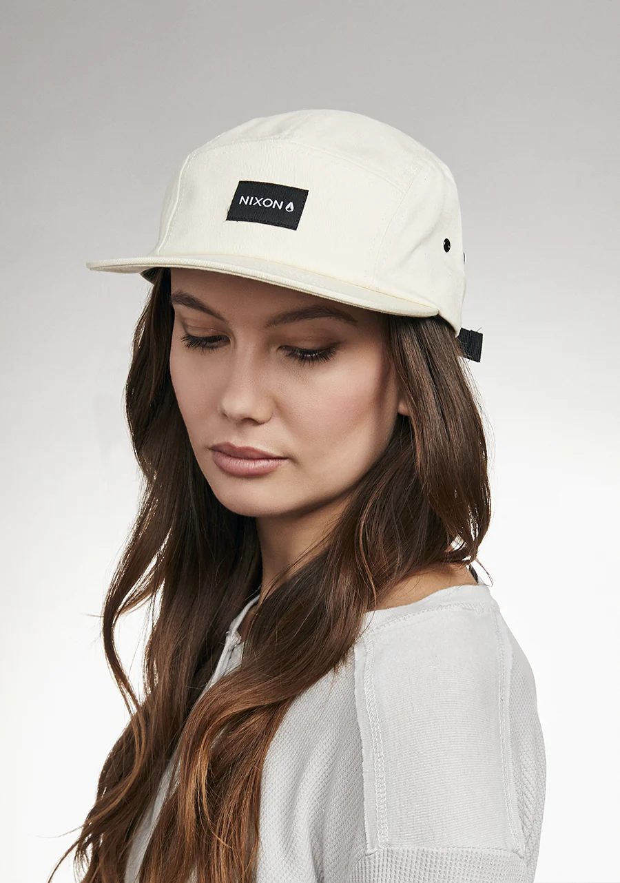 Mikey 5 Panel Hat - Off White - Image 7