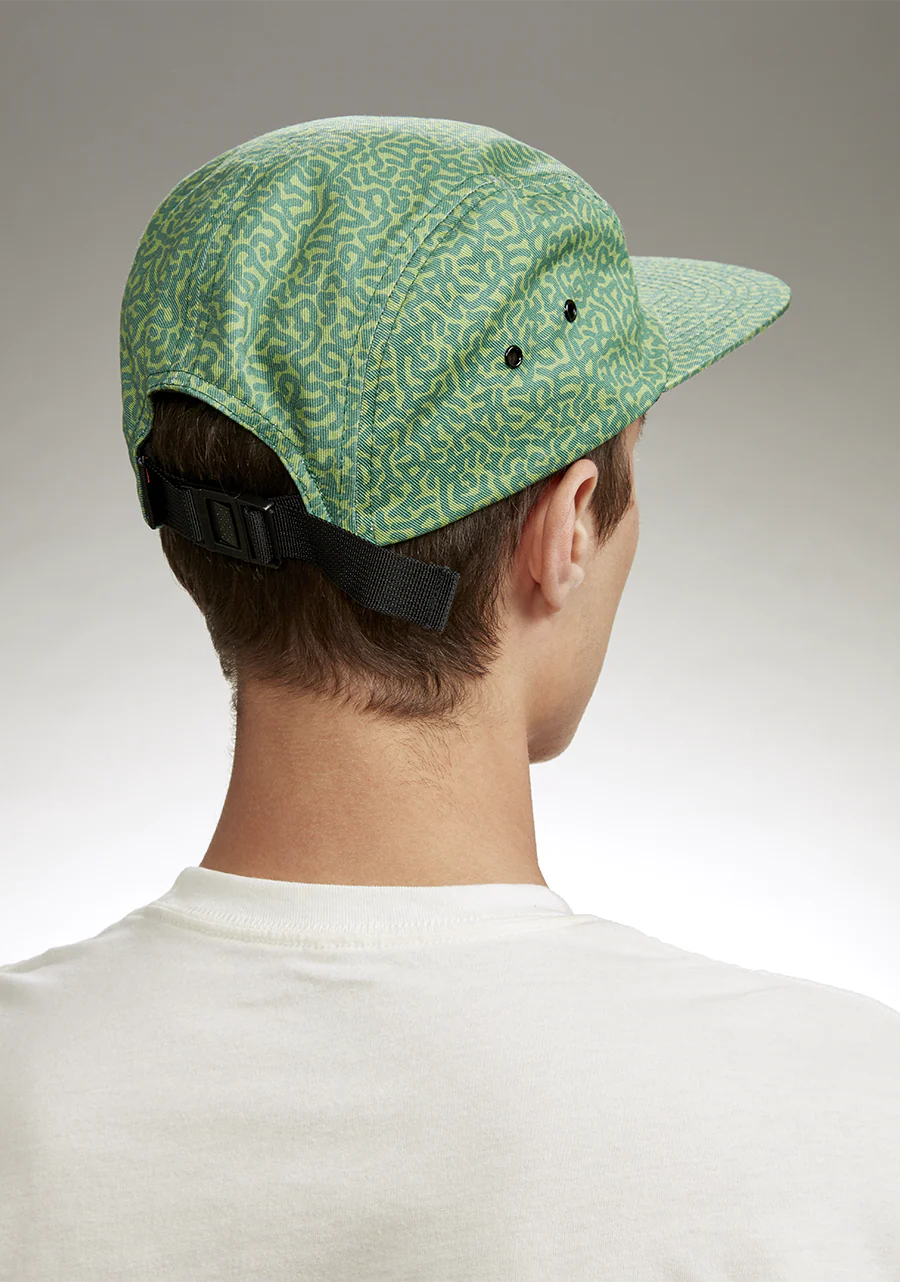 Mikey 5 Panel Hat - Squigg / Green - Image 6