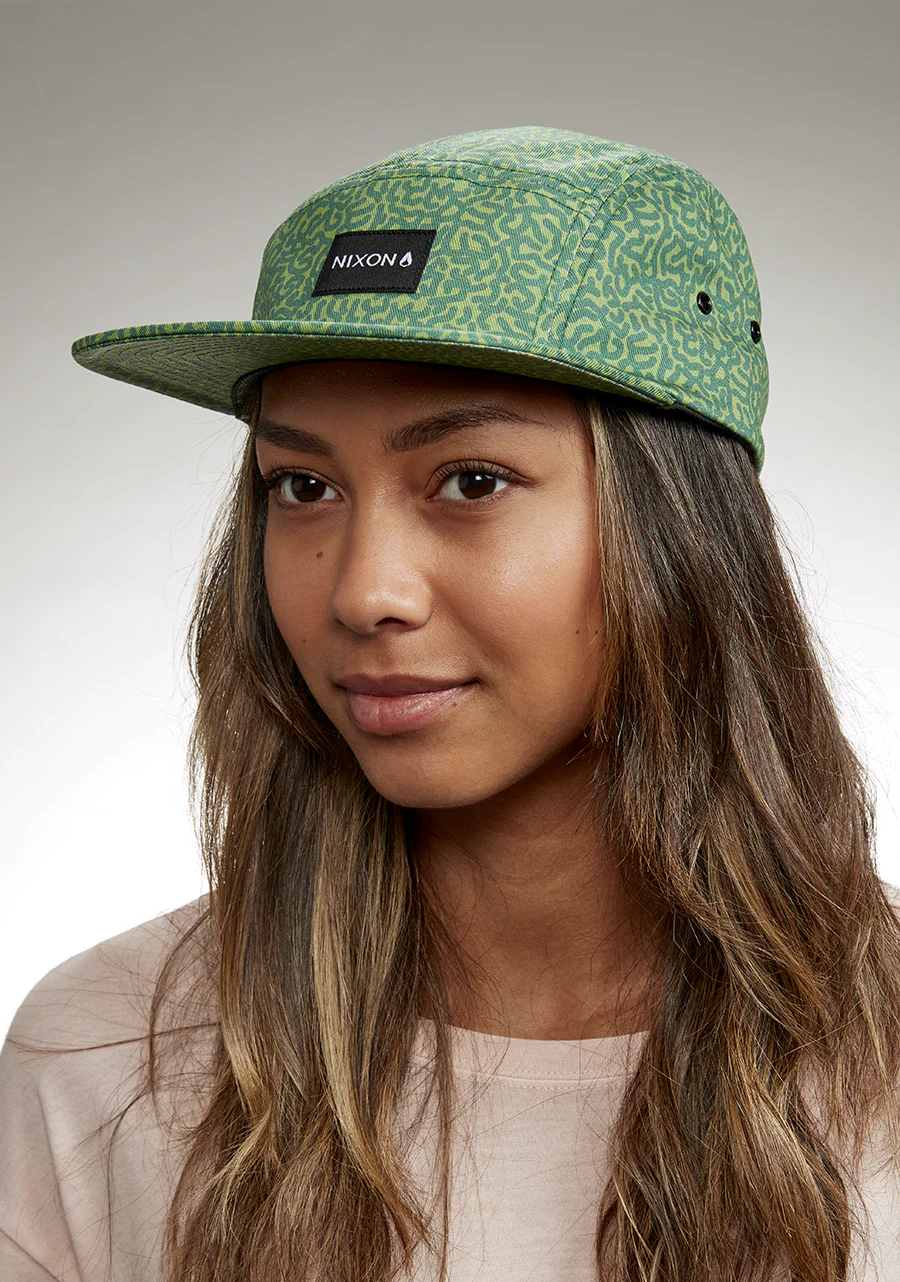 Mikey 5 Panel Hat - Squigg / Green - Image 7