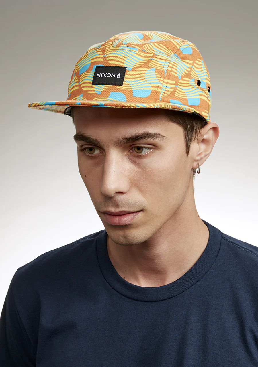 Mikey 5 Panel Hat - Sunrise / Multi - Image 5