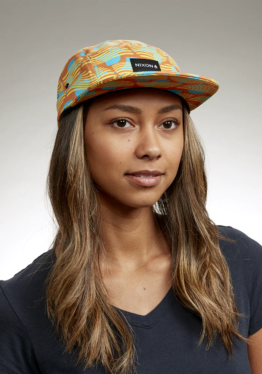 Mikey 5 Panel Hat - Sunrise / Multi - Image 7