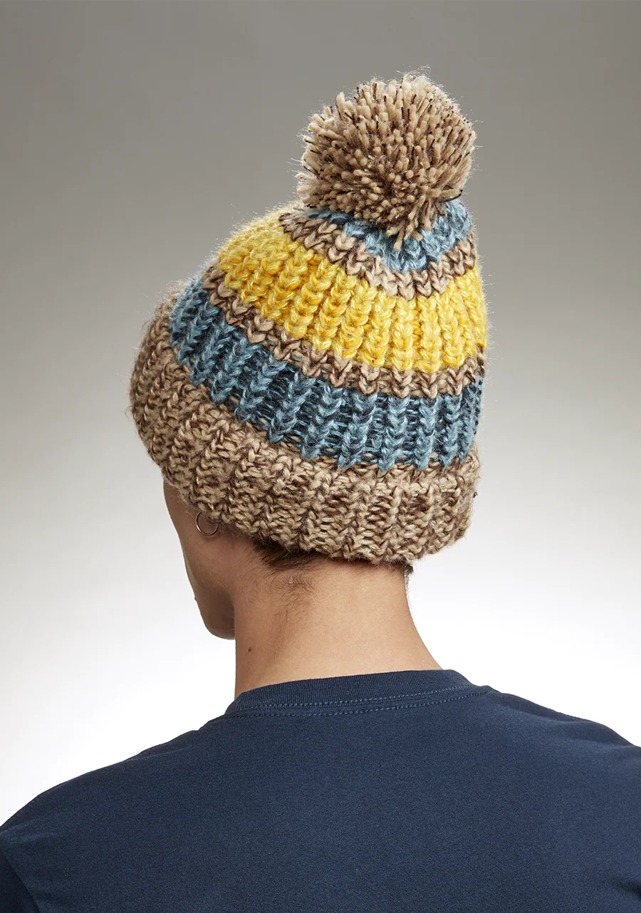 Nelson - Oat / Navy / Yellow - Image 4