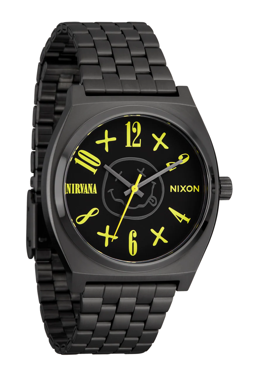 Nirvana Time Teller - Black Nirvana Smiley Face - Image 2