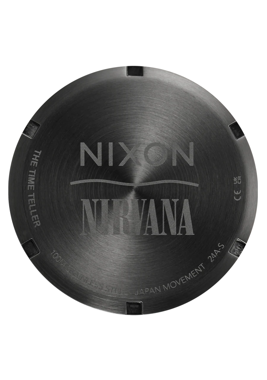 Nirvana Time Teller - Black Nirvana Smiley Face - Image 5