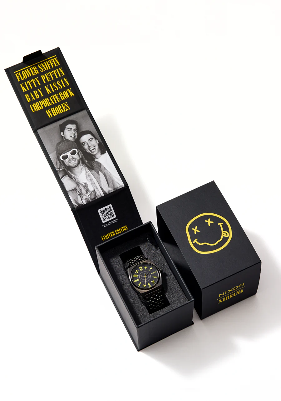 Nirvana Time Teller - Black Nirvana Smiley Face - Image 6