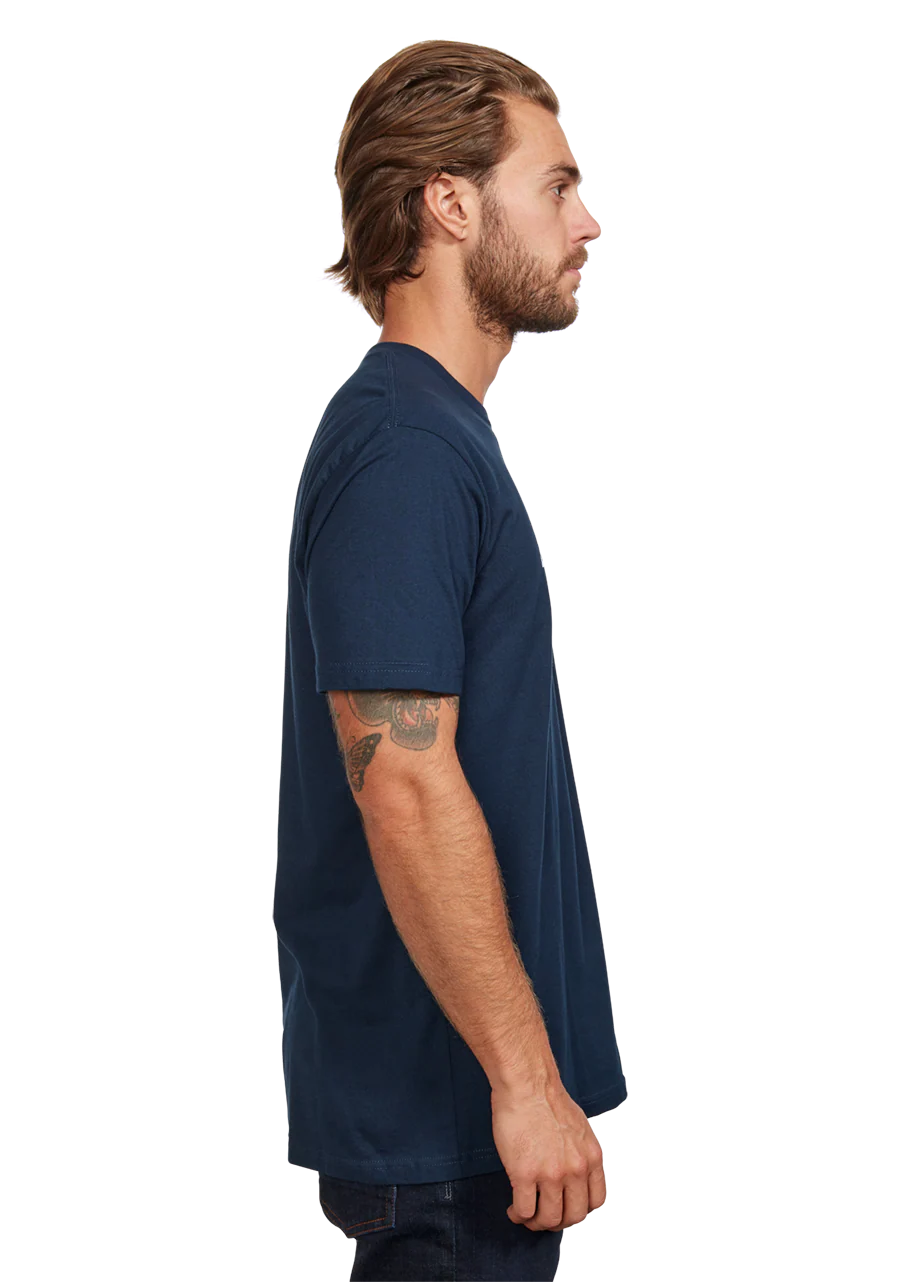 OG Script Eco-Repreve® T-Shirt - Navy / White - Image 4
