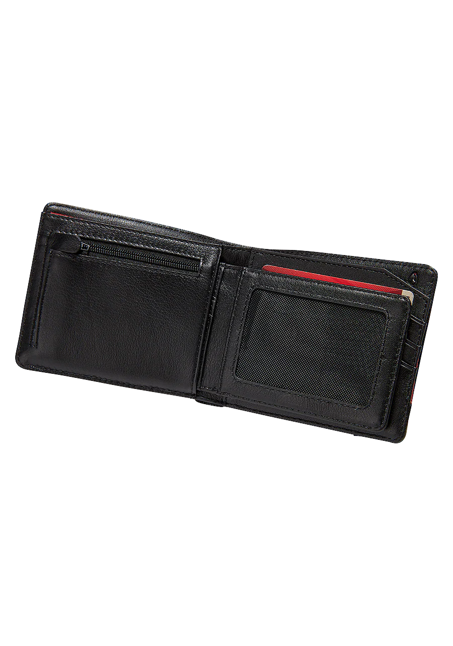Pass Leather Coin Wallet - Black - Image 2