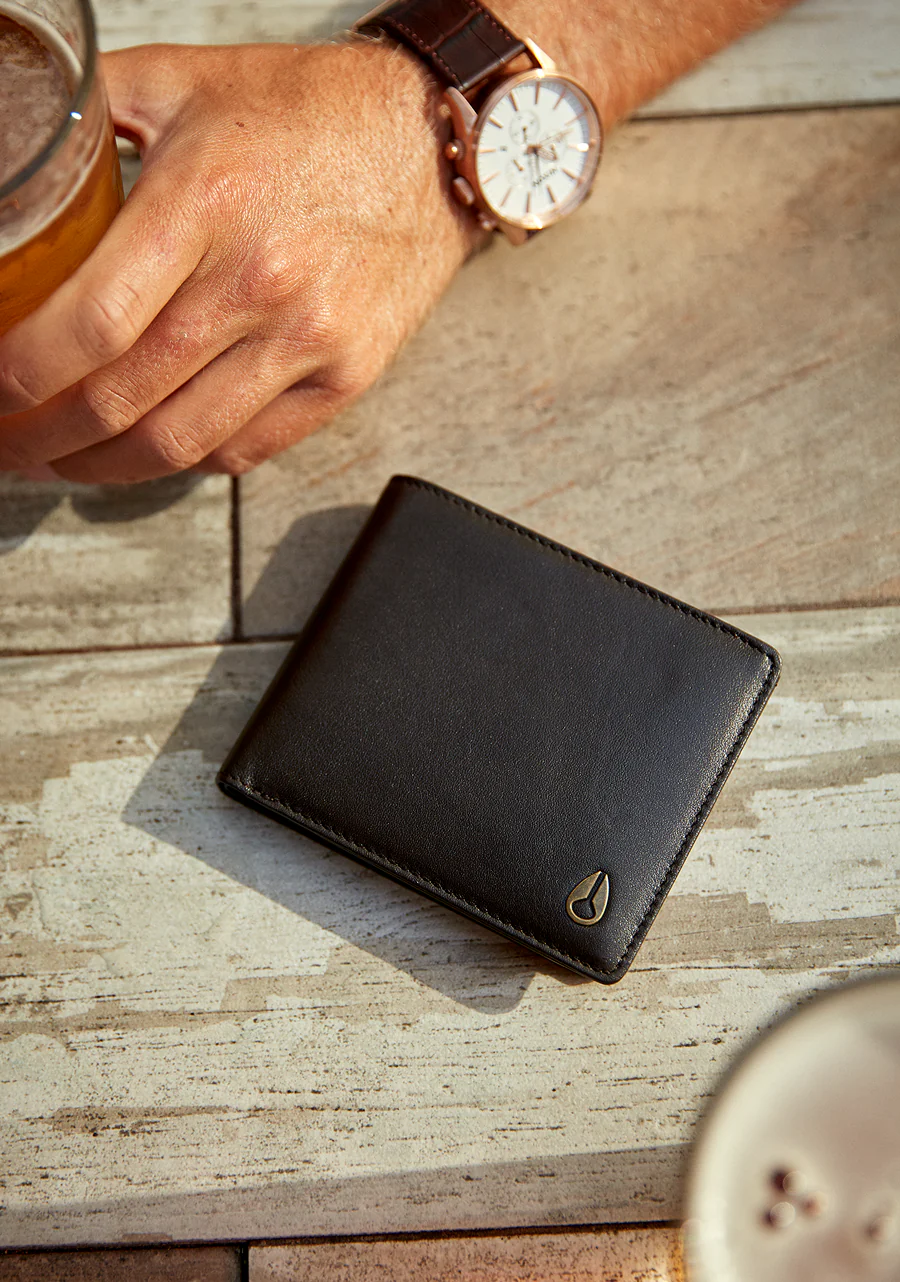 Pass Leather Wallet - Black - Image 3