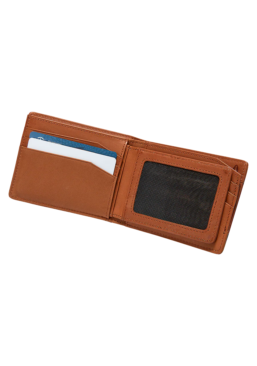 Pass Leather Wallet - Saddle - Image 2