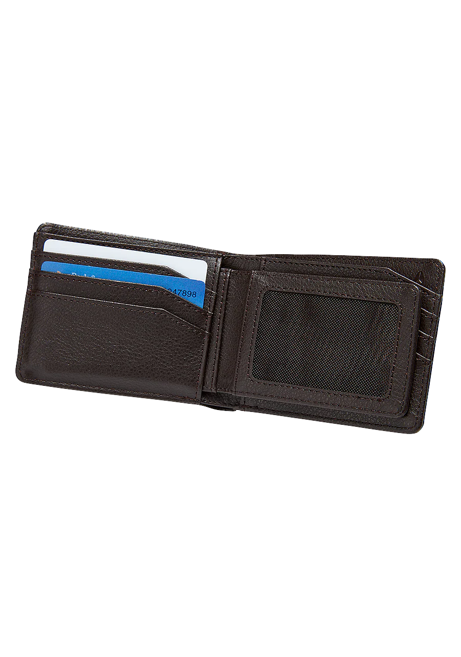 Pass Vegan Leather Wallet - Brown - Image 2