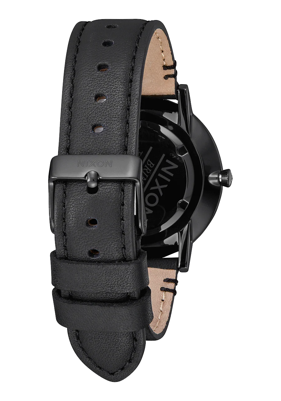 Porter Leather - All Black / Gold - Image 3