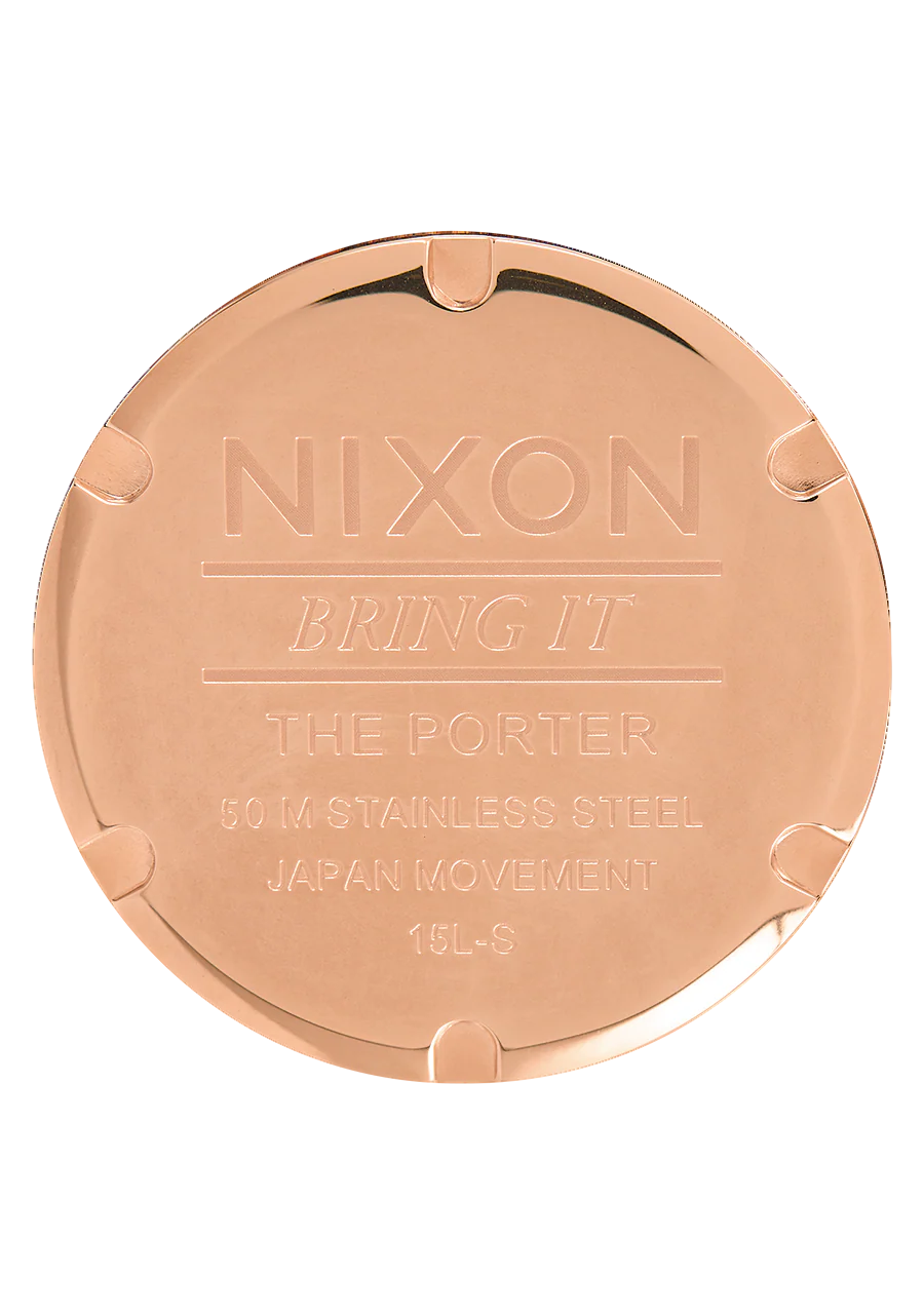 Porter Leather - Rose Gold / Black - Image 4