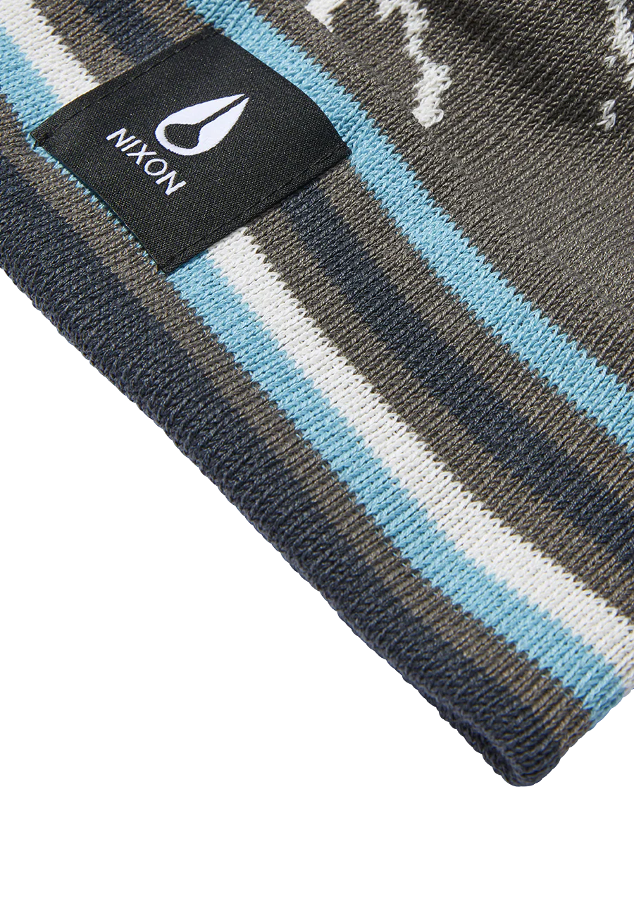 Ridge Pom Beanie - Gray / Multi - Image 2