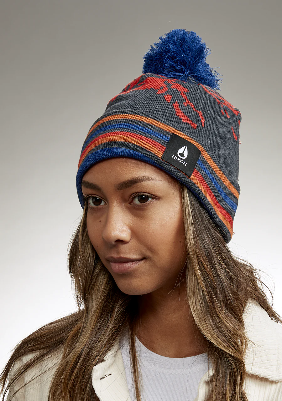 Ridge Pom Beanie - Navy / Multi - Image 5